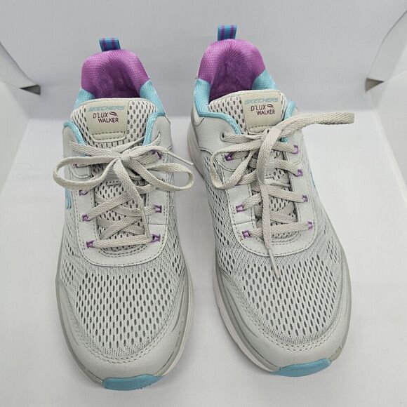 Skechers Shoes Relaxed Fit D'Lux Walker Infinite Motion Sneakers Size 9 Gray - Picture 3 of 11